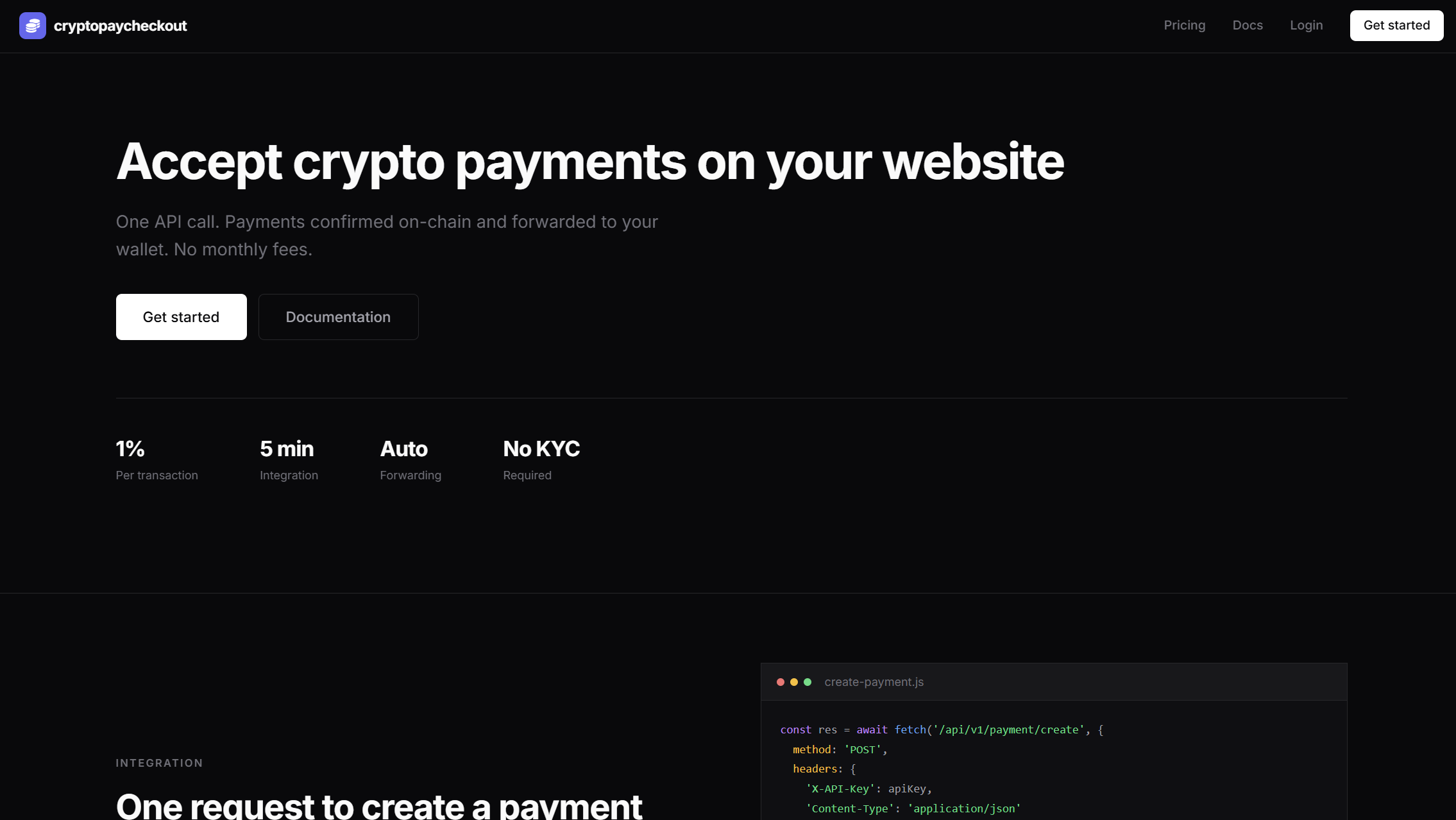 CryptoPayCheckout website built by Wasatch Web