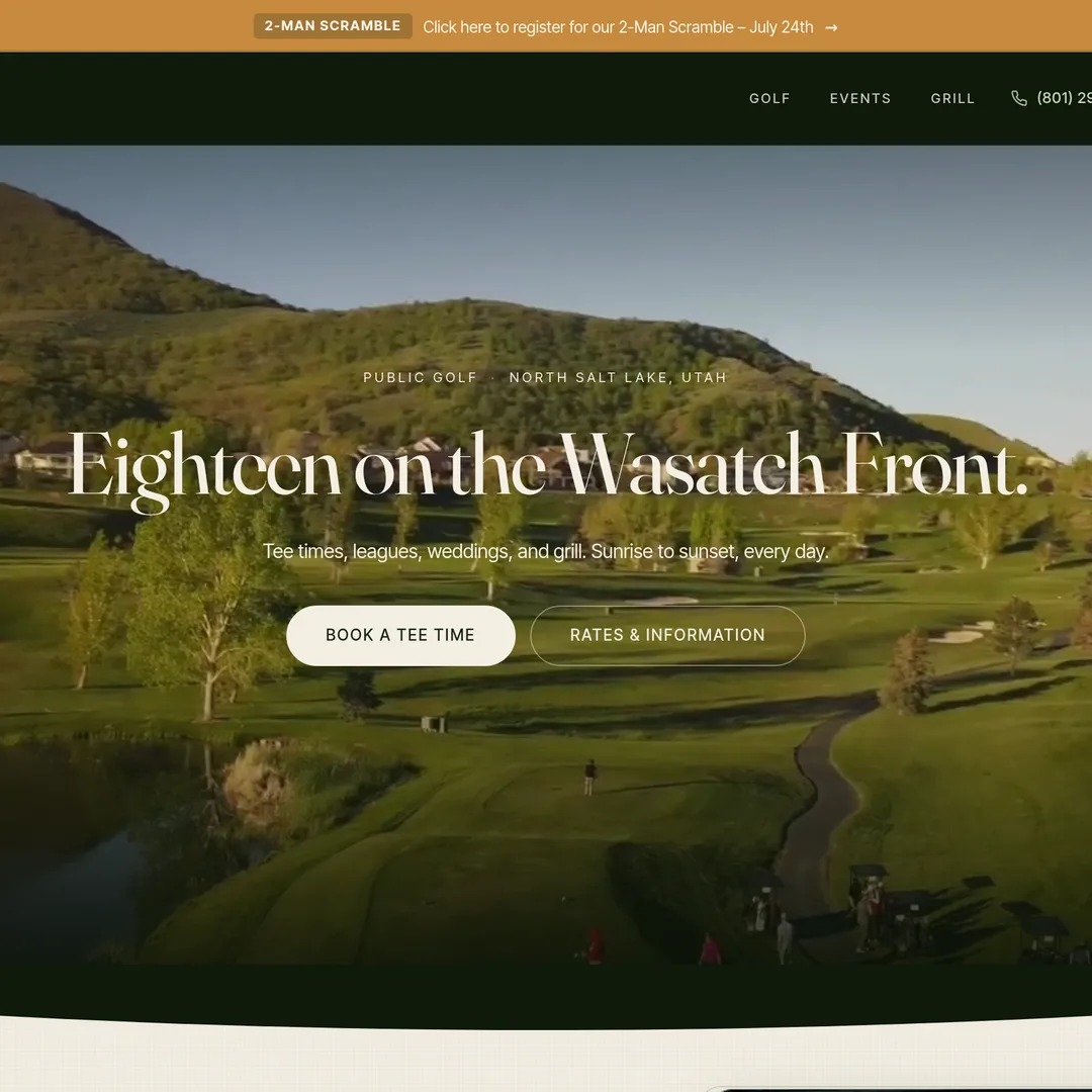 Eaglewood Golf Course website