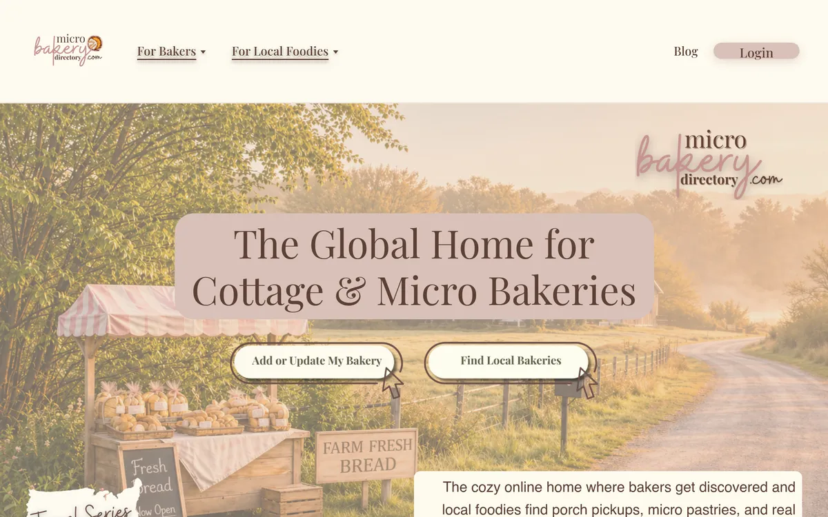 Micro Bakery Directory screenshot