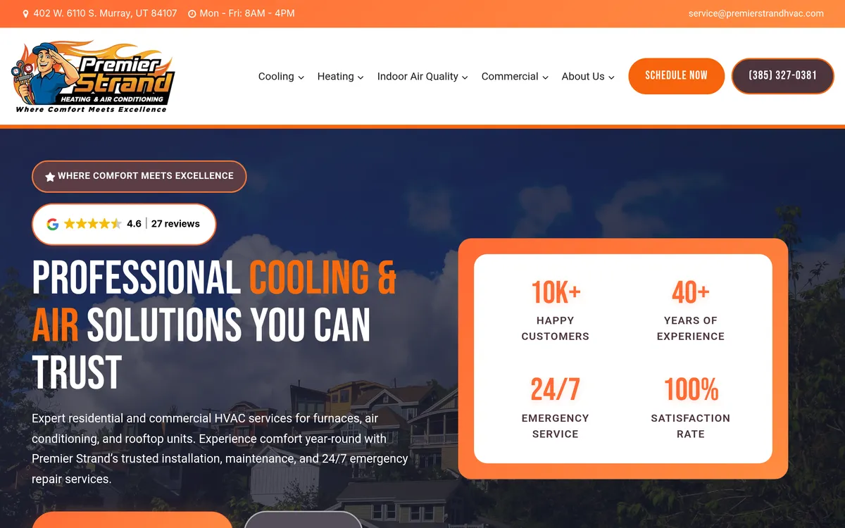 Premier Strand Heating & Air screenshot