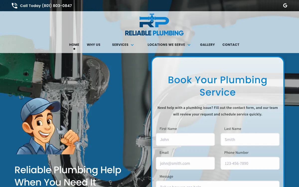 Reliable Plumbing screenshot