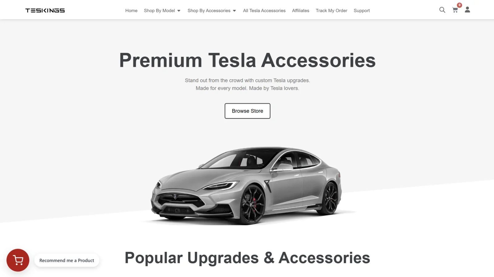 TesKings website built by Wasatch Web